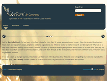 Tablet Screenshot of derossiconsulting.com